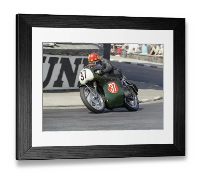 Framed Print : Keith Heckles (Velocette) 1969 Production TT Framed Print : Keith Heckles (Velocette) 1969 Production TT