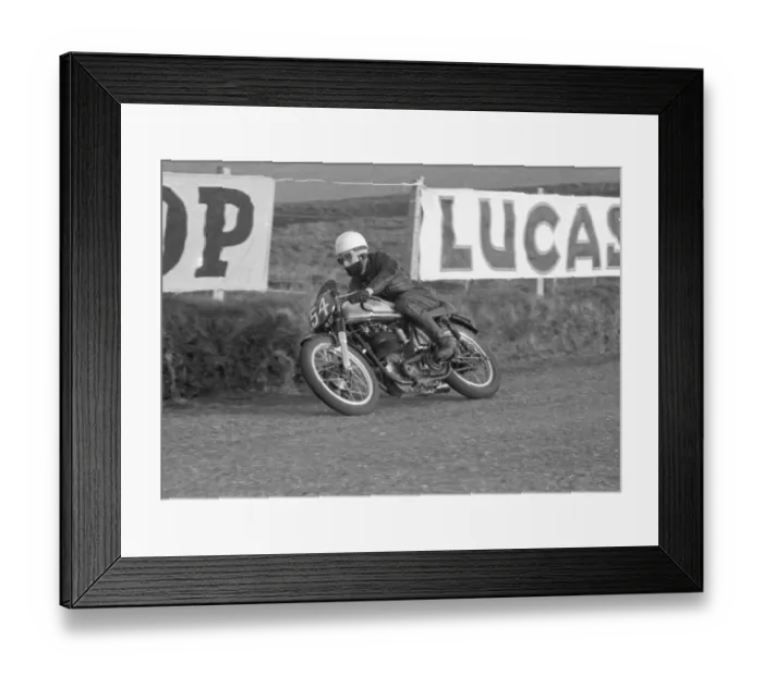 Framed Print : John Hartle (Norton) 1955 Senior TT Framed Print : John Hartle (Norton) 1955 Senior TT