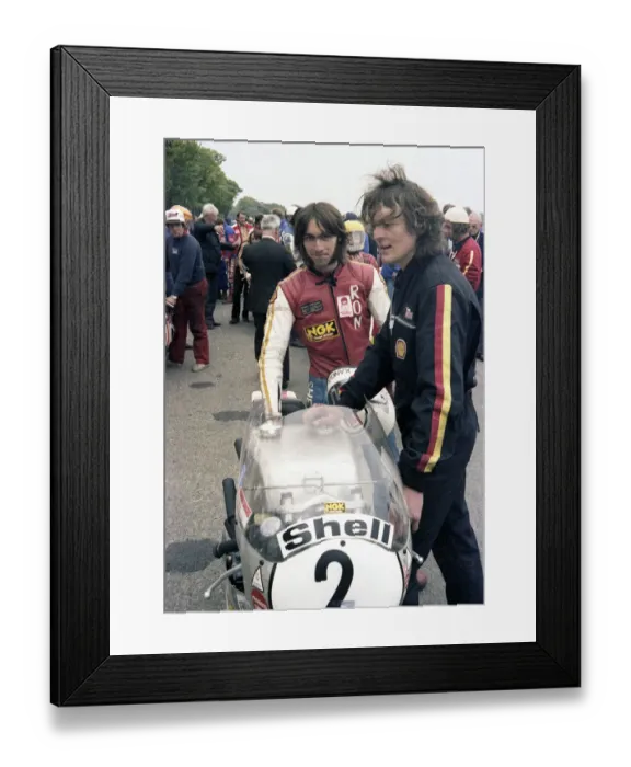 Framed Print : Ron Haslam (Pharaoh Yamaha) 1979 Classic TT Framed Print : Ron Haslam (Pharaoh Yamaha) 1979 Classic TT
