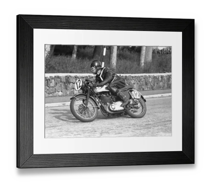 Framed Print : L C St J Hawkins (BSA) 1955 Senior Clubman TT Framed Print : L C St J Hawkins (BSA) 1955 Senior Clubman TT