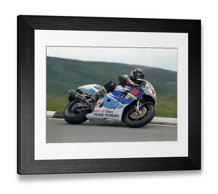 Framed Print : Shaun Harris (Suzuki) 1998 Production TT Framed Print : Shaun Harris (Suzuki) 1998 Production TT