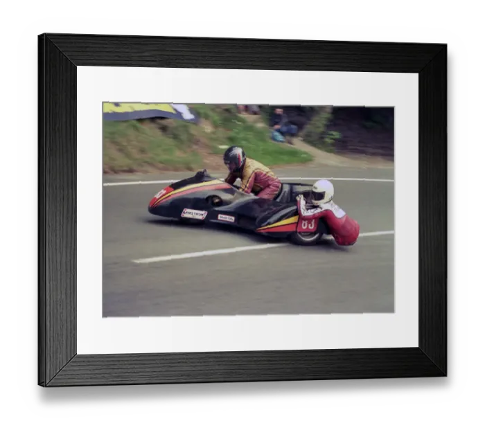 Framed Print : John Hartell & Nick Roche (CWH Armstrong) 1987 Sidecar TT Framed Print : John Hartell & Nick Roche (CWH Armstrong) 1987 Sidecar TT