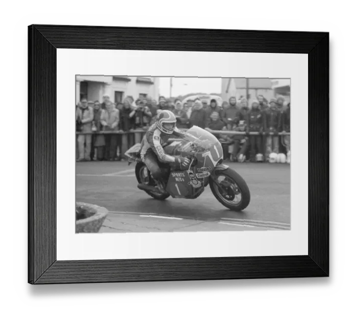 Framed Print : Tom Herron (Ducati) 1977 Formula One TT Framed Print : Tom Herron (Ducati) 1977 Formula One TT