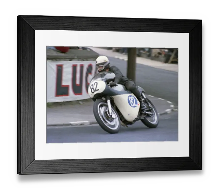 Framed Print : Tom Gill (AJS) 1968 Junior TT Framed Print : Tom Gill (AJS) 1968 Junior TT