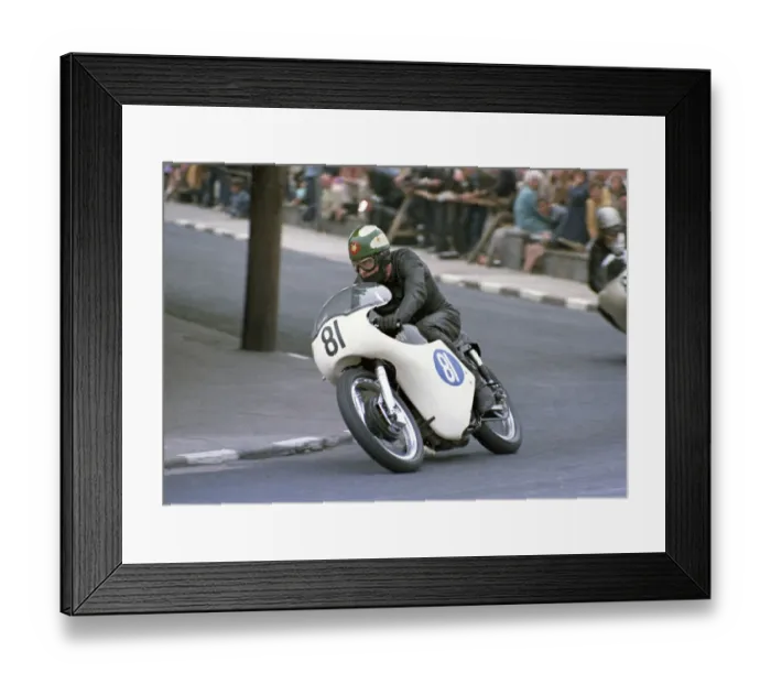 Framed Print : Alan Capstick (AJS) 1968 Junior TT Framed Print : Alan Capstick (AJS) 1968 Junior TT