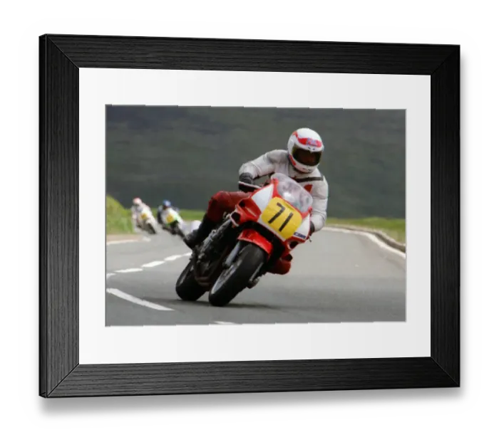 Framed Print : Peter Heppenstall (Honda) 1995 Junior TT Framed Print : Peter Heppenstall (Honda) 1995 Junior TT