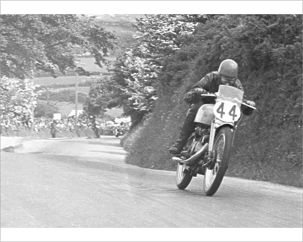 John Hodgkin (Vincent) 1950 Senior TT