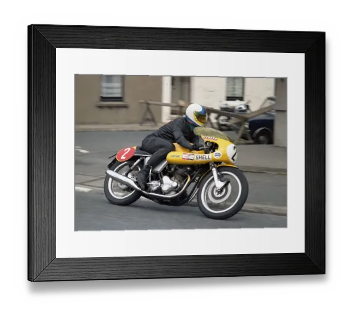 Framed Print : Bert Clark (Norton) 1971 Production TT Framed Print : Bert Clark (Norton) 1971 Production TT