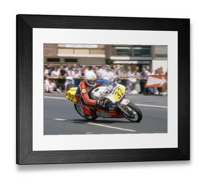 Framed Print : Steve Hislop (Honda) 1988 Senior TT