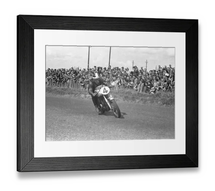 Framed Print : J Williamson (Norton) 1953 Senior Ulster Grand Prix Framed Print : J Williamson (Norton) 1953 Senior Ulster Grand Prix