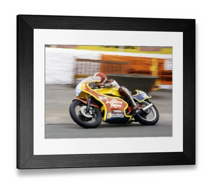 Framed Print : Jim Hodson (Maxton Yamaha) 1983 350 TT Framed Print : Jim Hodson (Maxton Yamaha) 1983 350 TT
