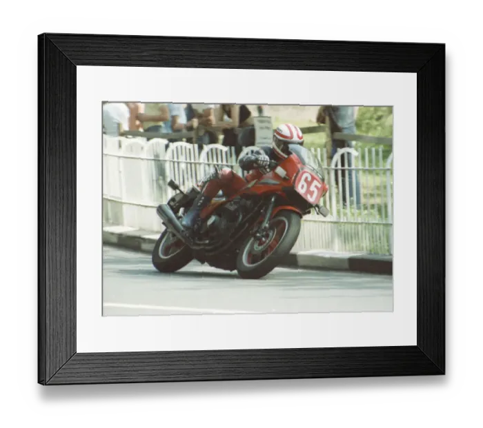 Framed Print : Walter Hoffman (Kawasaki) 1984 Production TT Framed Print : Walter Hoffman (Kawasaki) 1984 Production TT