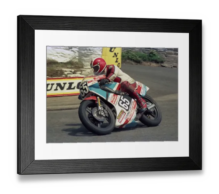 Framed Print : Jim Hodson (Yamaha) 1986 Formula 2 TT Framed Print : Jim Hodson (Yamaha) 1986 Formula 2 TT
