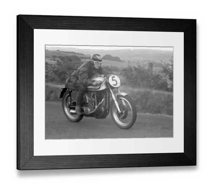 Framed Print : Harry Turner (Norton) 1953 Senior Ulster Grand Prix Framed Print : Harry Turner (Norton) 1953 Senior Ulster Grand Prix