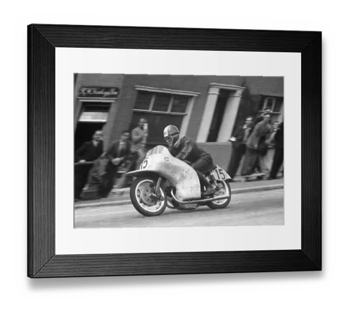 Framed Print : Rupert Hollaus (NSU) 1954 Lightweight TT Framed Print : Rupert Hollaus (NSU) 1954 Lightweight TT
