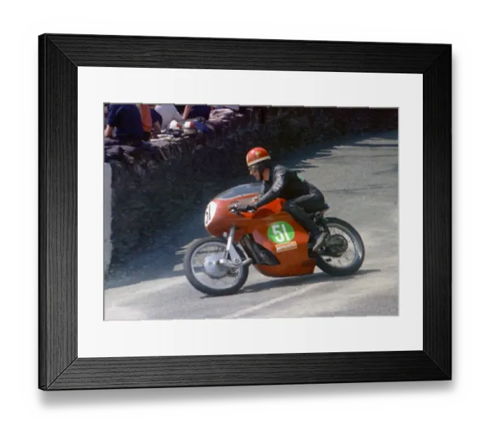 Framed Print : Trevor Holdsworth (Greeves) 1969 Lightweight TT Framed Print : Trevor Holdsworth (Greeves) 1969 Lightweight TT