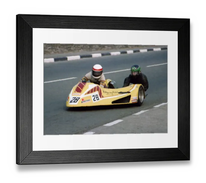 Framed Print : Colin Hopper & Norman Burgess (Armstrong) 1982 Sidecar TT Framed Print : Colin Hopper & Norman Burgess (Armstrong) 1982 Sidecar TT