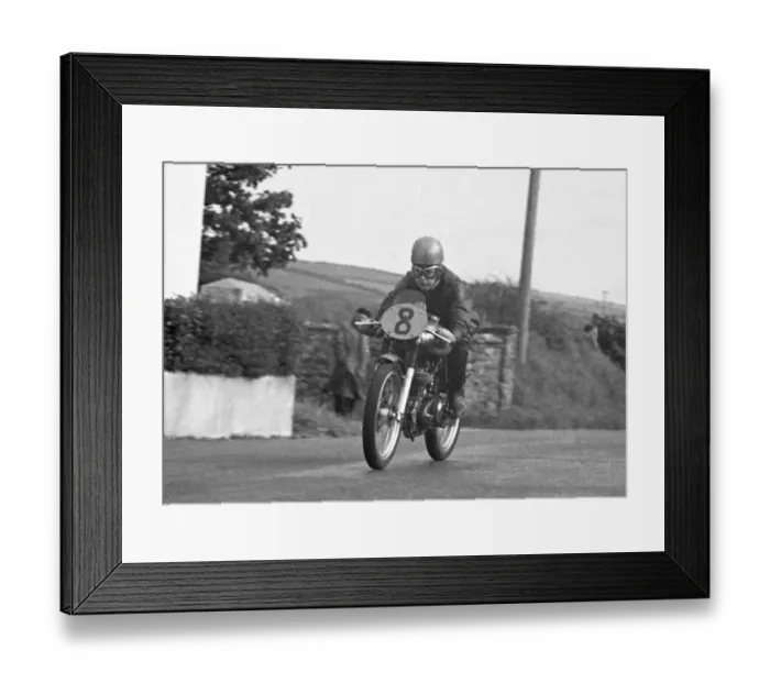 Framed Print : John Horne (Horne Rudge) 1953 Lightweight TT Framed Print : John Horne (Horne Rudge) 1953 Lightweight TT