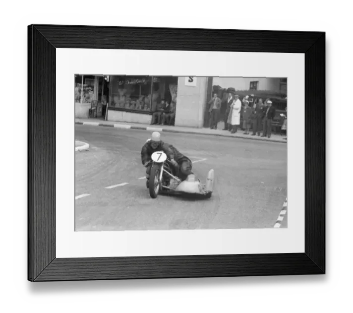 Framed Print : John Horan & J A Bowden (Norton) 1959 Sidecar TT Framed Print : John Horan & J A Bowden (Norton) 1959 Sidecar TT