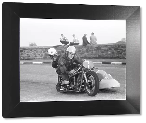 John Horan & J A Bowden (Norton) 1959 Sidecar TT