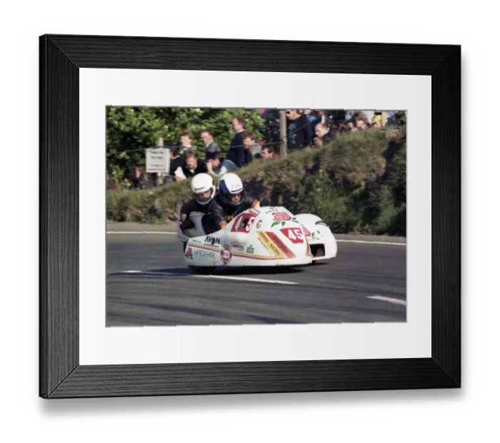 Framed Print : Colin Hopper & Kevin Ashworth (Armstrong) 1989 Sidecar TT Framed Print : Colin Hopper & Kevin Ashworth (Armstrong) 1989 Sidecar TT