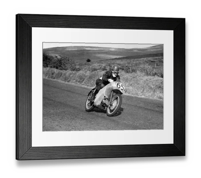Framed Print : Alano Montanari (Guzzi) 1953 Junior Ulster Grand Prix Framed Print : Alano Montanari (Guzzi) 1953 Junior Ulster Grand Prix