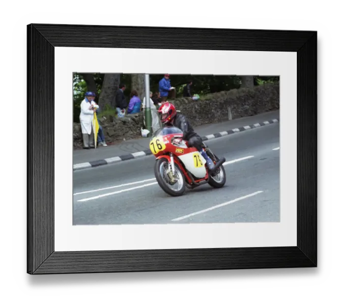 Framed Print : John Hurlstone (Honda) 1993 TT Parade Lap Framed Print : John Hurlstone (Honda) 1993 TT Parade Lap