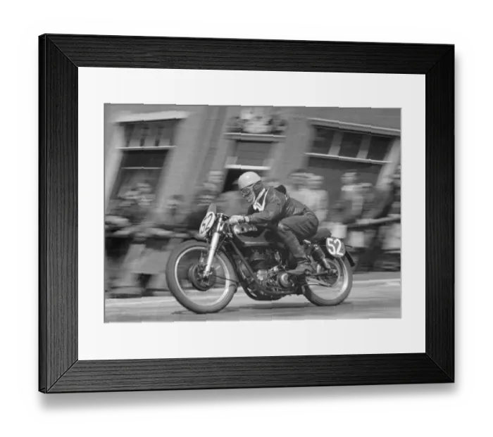 Framed Print : Louis Gilbert (AJS) 1953 Senior TT Framed Print : Louis Gilbert (AJS) 1953 Senior TT