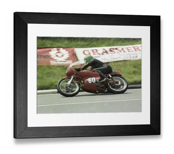 Framed Print : Dennis Gallagher (Aermacchi) 1981 Formula 2 TT Framed Print : Dennis Gallagher (Aermacchi) 1981 Formula 2 TT