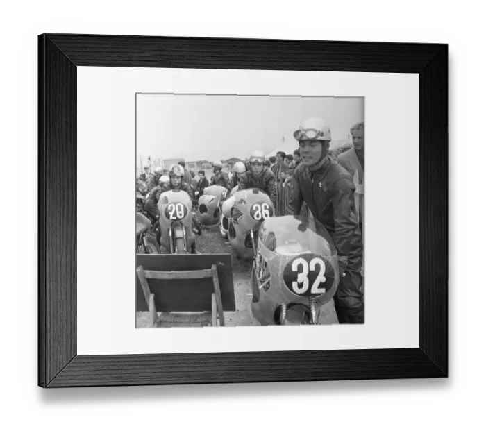 Framed Print : Mitsuo Itoh (Suzuki) Ultra 1961 Lightweight TT Framed Print : Mitsuo Itoh (Suzuki) Ultra 1961 Lightweight TT