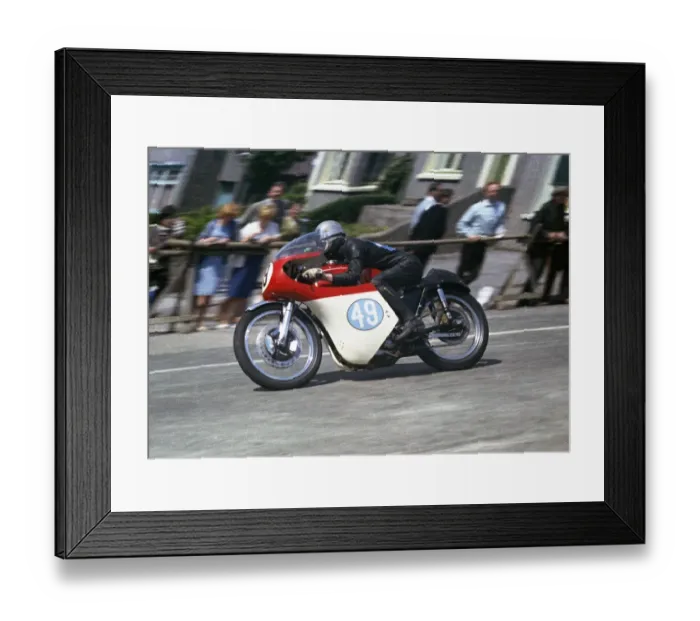 Framed Print : Bill Ivy (AJS) 1965 Junior TT Framed Print : Bill Ivy (AJS) 1965 Junior TT
