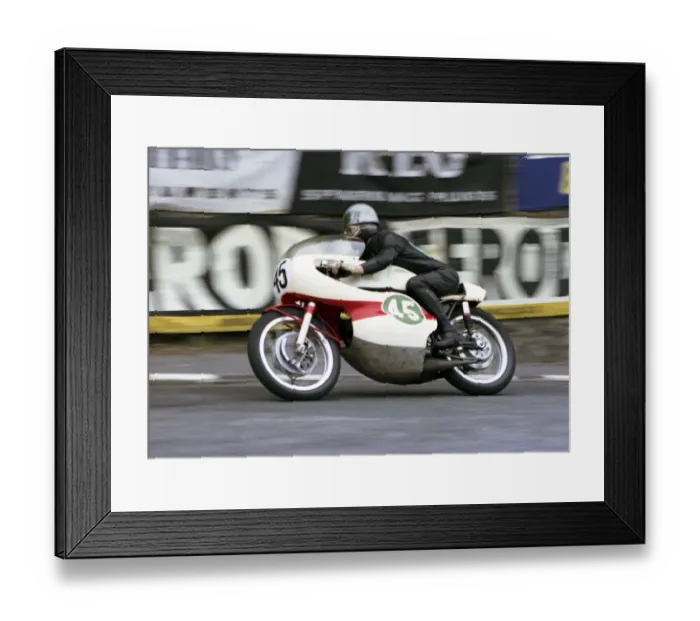 Framed Print : Bill Ivy (Yamaha) 1965 Lightweight TT