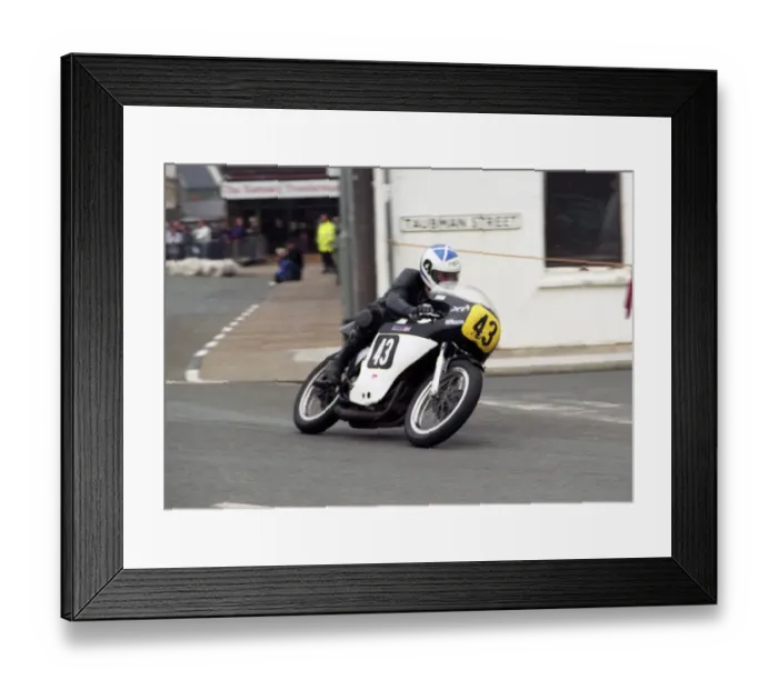Framed Print : Ted Edwards (Norton Weslake) 1998 Senior Classic Manx Grand Prix Framed Print : Ted Edwards (Norton Weslake) 1998 Senior Classic Manx Grand Prix