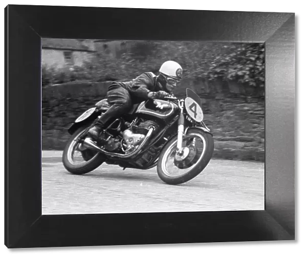 Derek Ennett (Matchless) 1954 Senior Manx Grand Prix