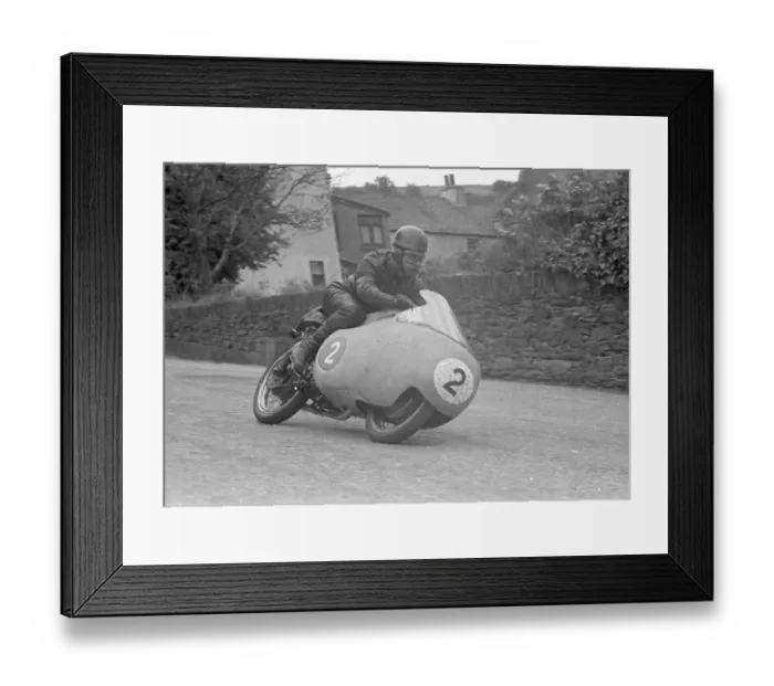 Framed Print : Duilio Agostini (Guzzi) 1955 Junior TT Framed Print : Duilio Agostini (Guzzi) 1955 Junior TT
