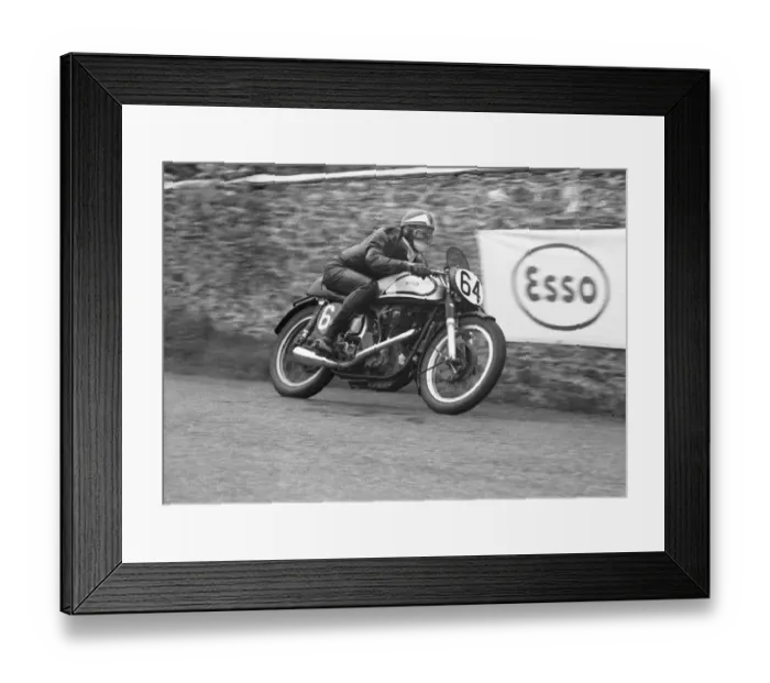 Framed Print : Rudi Allison (Norton) 1954 Senior TT Framed Print : Rudi Allison (Norton) 1954 Senior TT