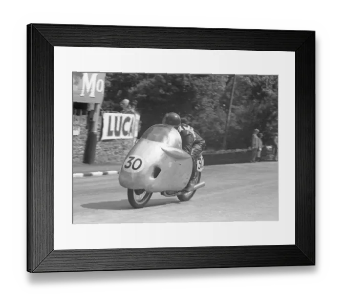 Framed Print : David Andrews (NSU) 1957 Lightweight TT Framed Print : David Andrews (NSU) 1957 Lightweight TT