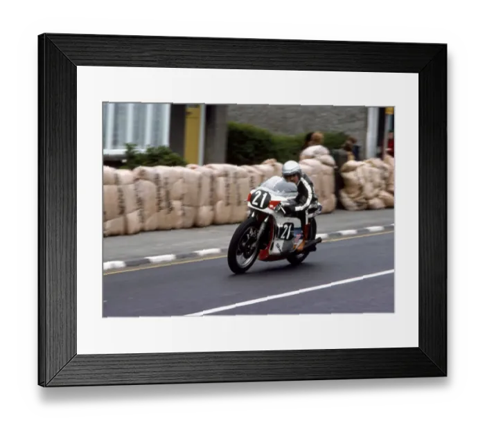 Framed Print : Richard Arian (Honda) 1977 Formula Two TT Framed Print : Richard Arian (Honda) 1977 Formula Two TT