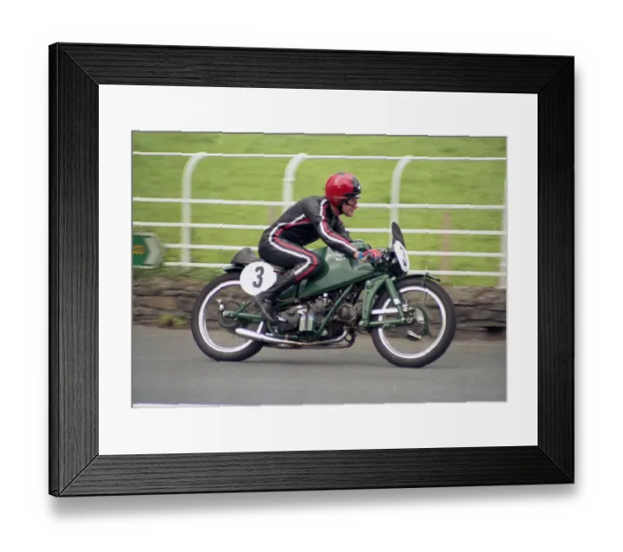 Framed Print : Sammy Miller (BSA) 1988 Classic Parade Framed Print : Sammy Miller (BSA) 1988 Classic Parade