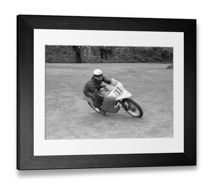 Framed Print : Hans Baltisberger (NSU) 1954 Ultra Lightweight TT Framed Print : Hans Baltisberger (NSU) 1954 Ultra Lightweight TT