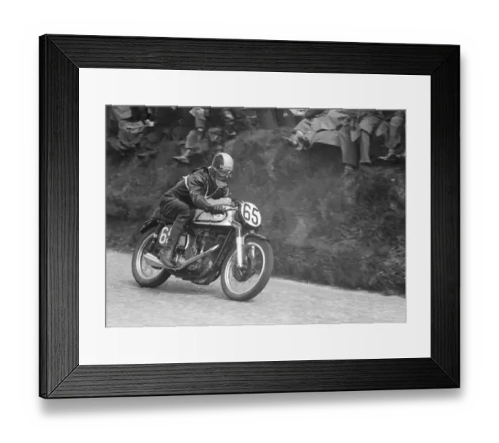 Framed Print : Edgar Barona (Norton) 1956 Senior TT Framed Print : Edgar Barona (Norton) 1956 Senior TT