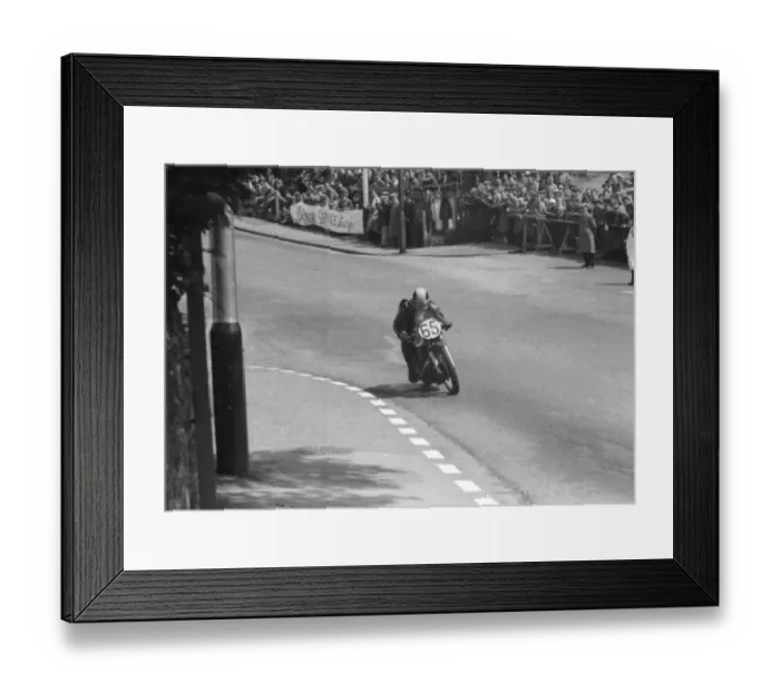 Framed Print : Edgar Barona (Norton) 1956 Senior TT Framed Print : Edgar Barona (Norton) 1956 Senior TT