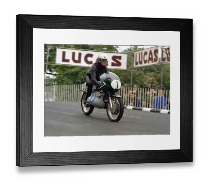 Framed Print : Gunther Bartusch (MZ) 1971 Junior TT Framed Print : Gunther Bartusch (MZ) 1971 Junior TT