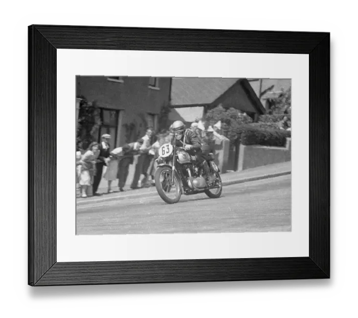 Framed Print : Arthur Bates (BSA) 1951 Senior Clubman TT Framed Print : Arthur Bates (BSA) 1951 Senior Clubman TT