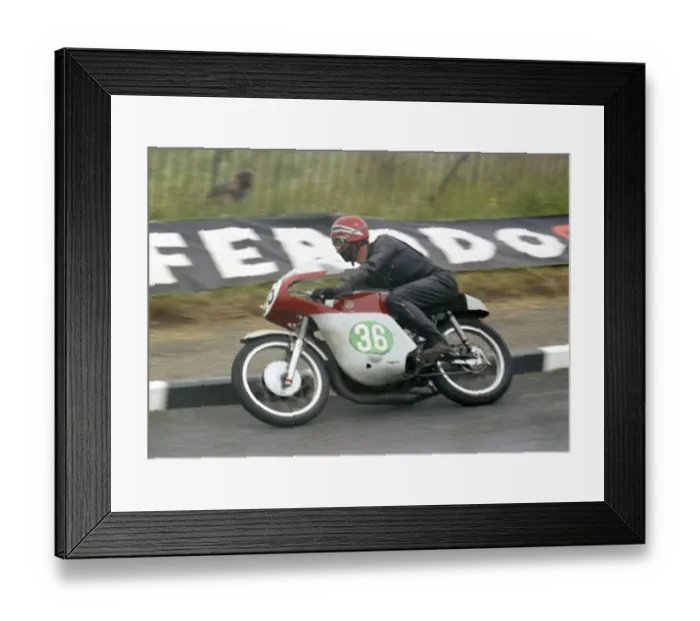 Framed Print : Chris Goosen (Bultaco) 1965 Lightweight TT Framed Print : Chris Goosen (Bultaco) 1965 Lightweight TT