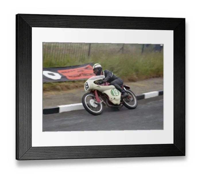 Framed Print : Chris Gonn (Cotton) 1965 Lightweight TT Framed Print : Chris Gonn (Cotton) 1965 Lightweight TT