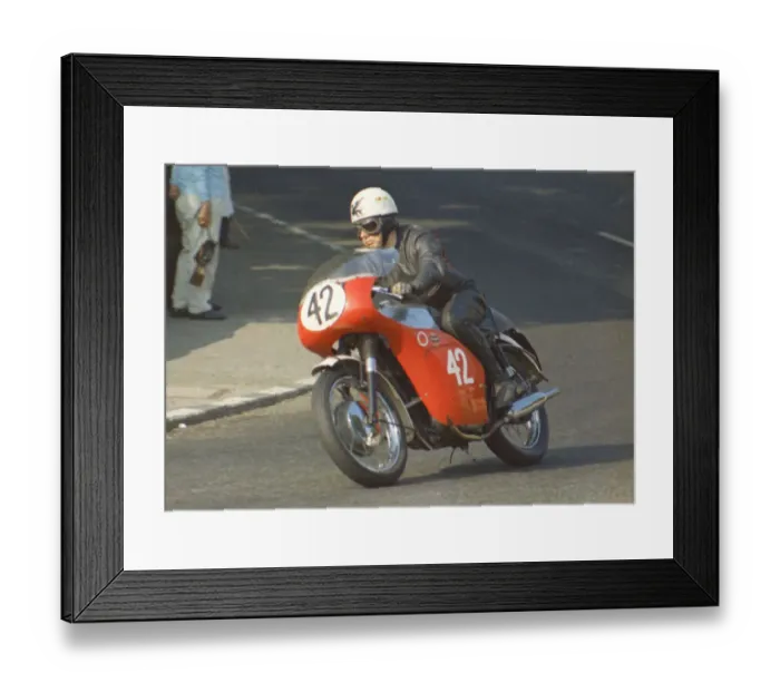 Framed Print : Ron Baylie (Triumph) 1970 Production TT Framed Print : Ron Baylie (Triumph) 1970 Production TT