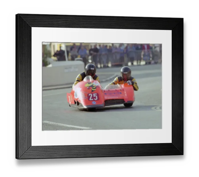 Framed Print : Andy Brown & John Dowling (Ireson Yamaha) 2003 Sidecar TT Framed Print : Andy Brown & John Dowling (Ireson Yamaha) 2003 Sidecar TT