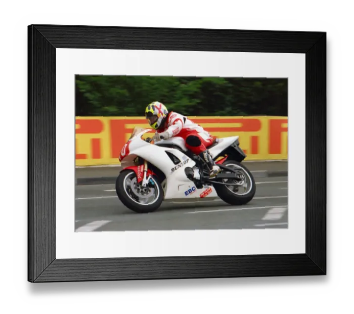 Framed Print : Pete Beale (Beale Yamaha) 1999 Production TT Framed Print : Pete Beale (Beale Yamaha) 1999 Production TT