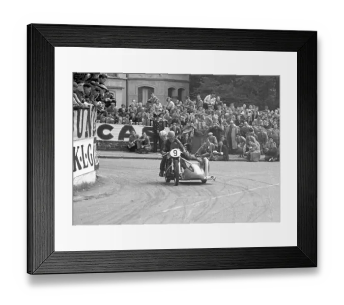 Framed Print : Bill Beevers & Bill Mundy (Norton) 1954 Sidecar TT Framed Print : Bill Beevers & Bill Mundy (Norton) 1954 Sidecar TT